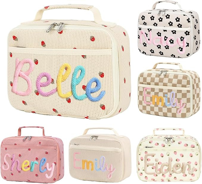Personalized Kids Insulated Lunch Bag with Name & Logo, Customization Portable Preppy Children Lu... | Amazon (US)