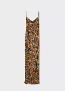 Click for more info about Animal-print fluid dress -  Women | Mango USA