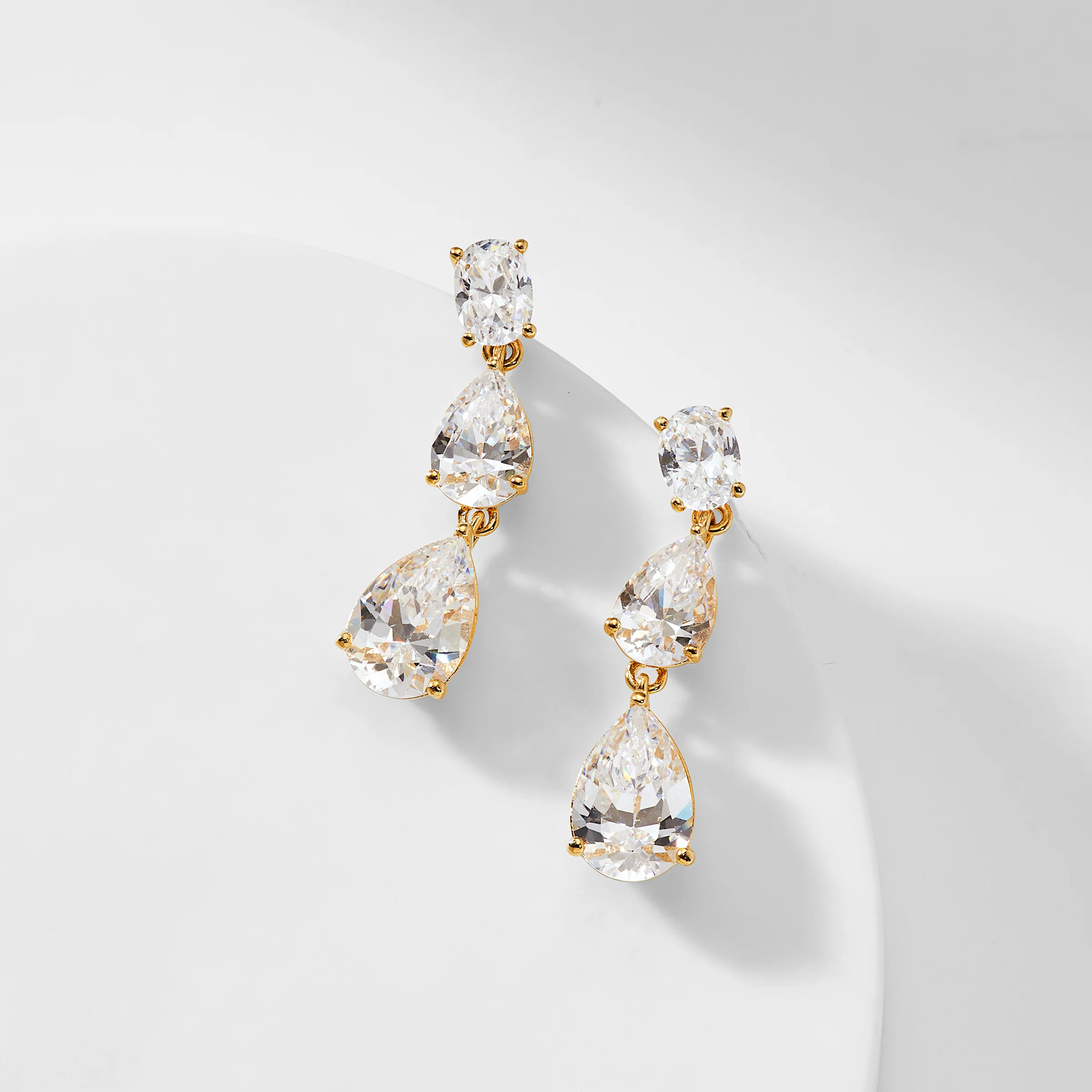 CHLOE PEAR DROP EARRINGS | NADRI