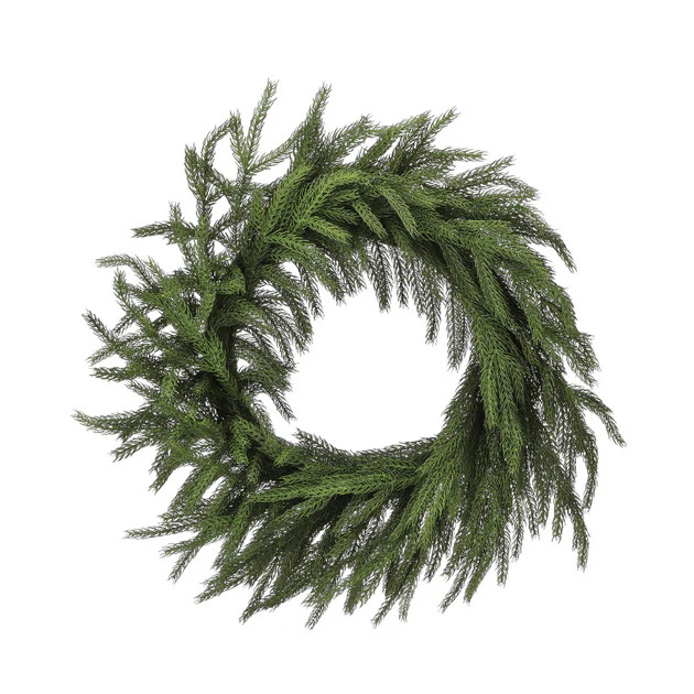 Norfolk Pine Faux Wreath | Cailini Coastal