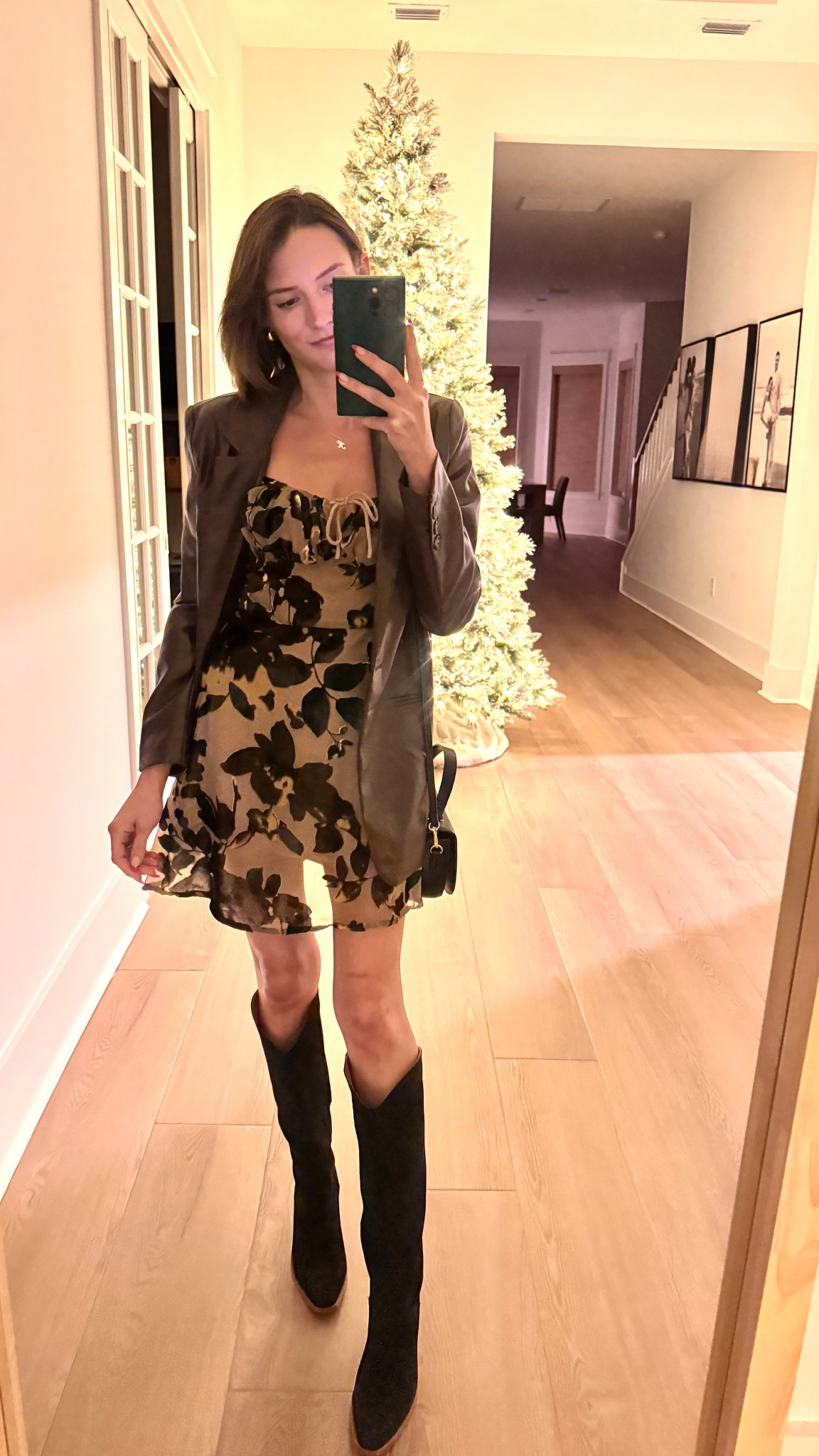 Jacket, Mini-Dress, Boots🖤 Shop it now and get 35%-OFF with code [BRITTANYN35] now through the end of the year at vicicollection.com 

#LTKGiftGuide #LTKHoliday #LTKCyberWeek