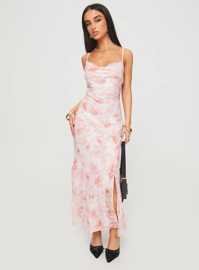 Mafalde Maxi Dress Pink | Princess Polly US