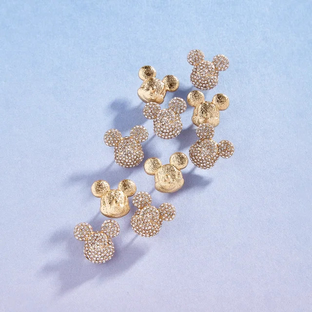 Mickey Mouse Disney 3D Silhouette Earrings | BaubleBar (US)