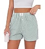ANRABESS Boxer Shorts for Women Gingham Pajama 2026 Summer Casual Lounge Sleep Plaid Shorts Y2K B... | Amazon (US)