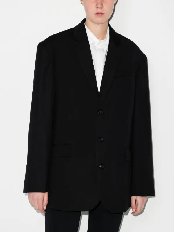 Frankie Shop Blazer Gelso à Coupe Oversize - Farfetch | Farfetch Global