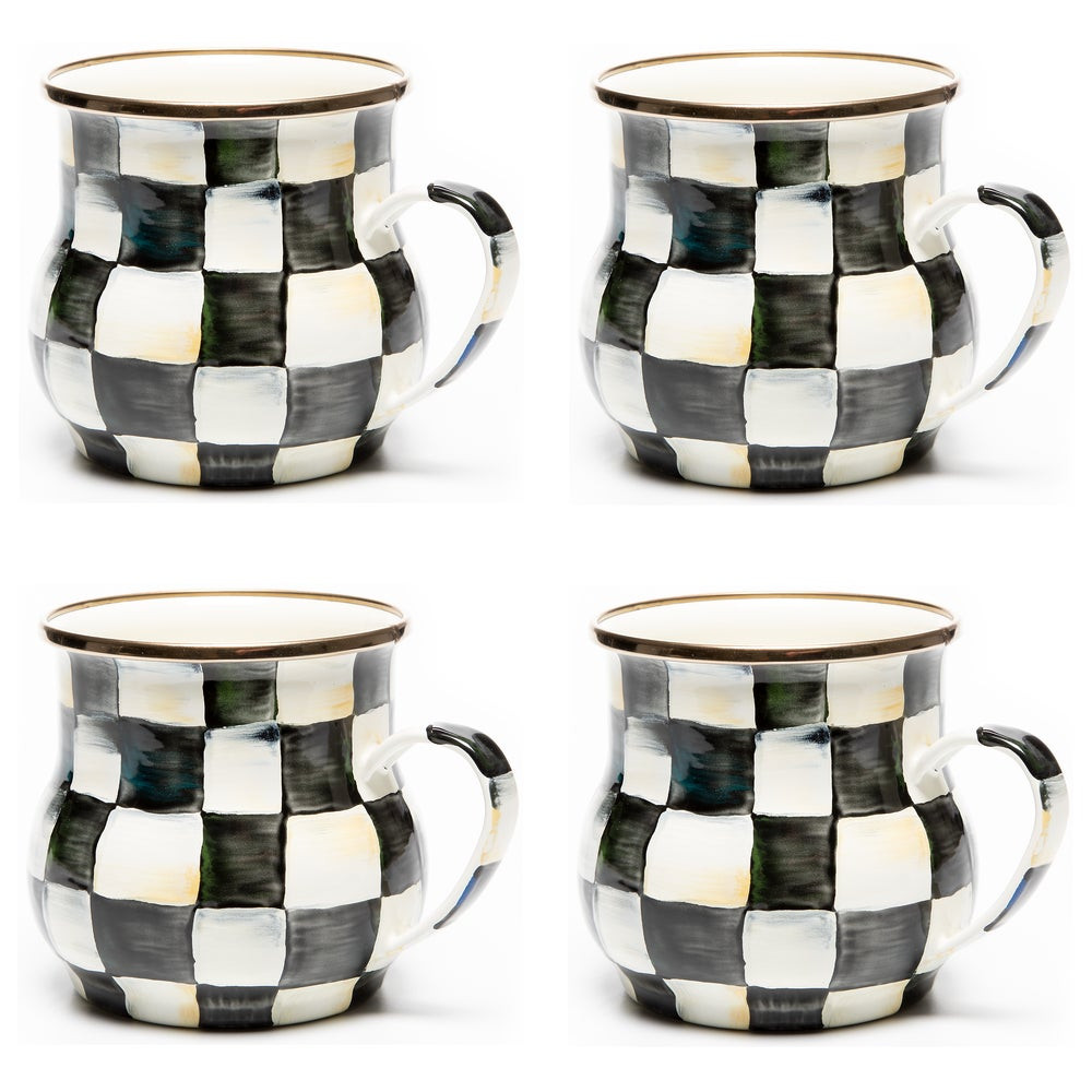 Check Enamel Mug | MacKenzie-Childs