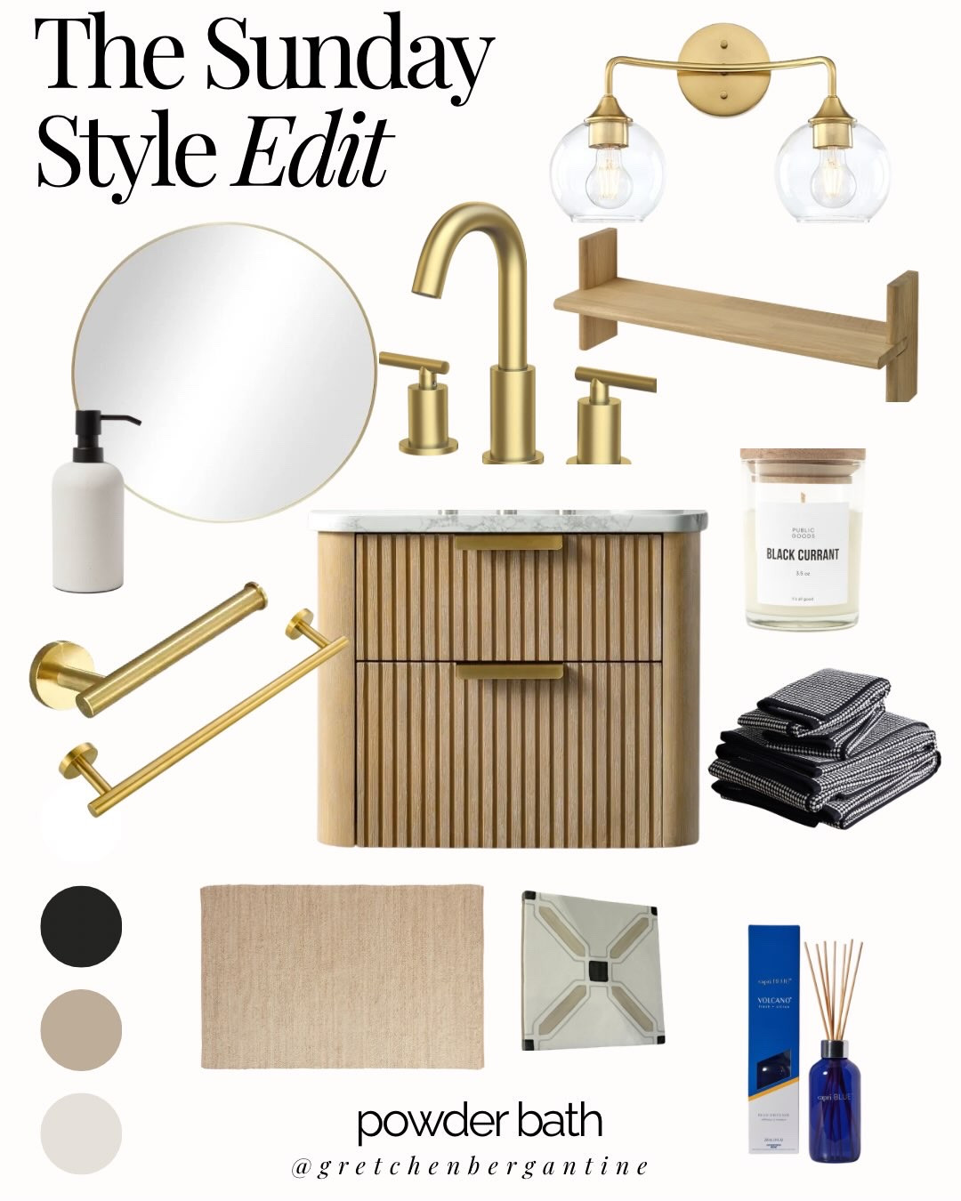Here is everything we used in our powder bath renovation over here at #thebluebellproj 

DM me for deets and contact information for the tile we used. 

The Sunday Style Edit is a weekly pick of my favorites, saves or things I’ve been eyeing & inspired by. You’ll find anything from fashion, to interior design, our home renovation, to decor. As a former buyer, stylist and visual merchandiser, the edit is my curated weekly list for a life that’s stylish, intentional, and beautifully lived. 💫

#powderbathroom #bathroomrenovation #orangecountyrenovations #bathroomremodel 

fashion for the body and home, style, home styling, home decorating, interior design, home renovation, home inspo, home remodel, home improvement, fashion, style for women, California design, Orange County homes, Orange County renovation, materials, sourcing, self car

#LTKvlog #LTKHome #LTKdayinmylife
