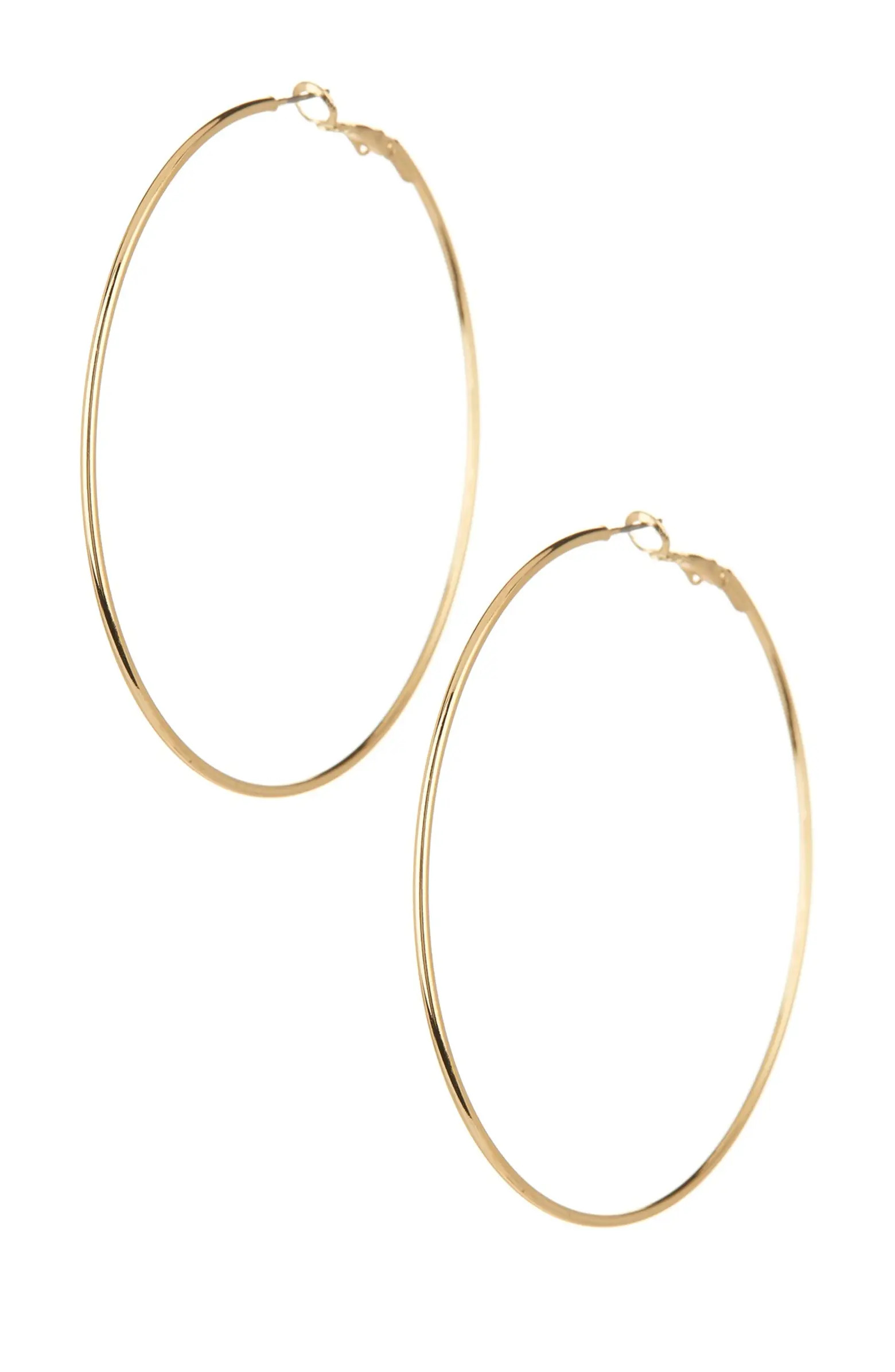 Basic 71mm Hoop Earrings | Nordstrom Rack