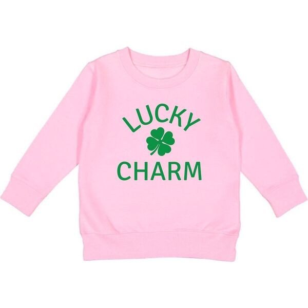 Lucky Charm L/S Sweatshirt, Pink | Maisonette