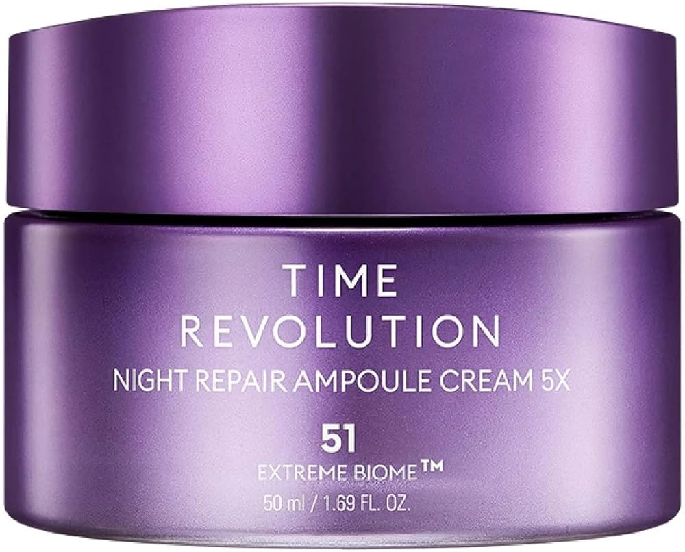 MISSHA Time Revolution Night Repair Ampoule Cream (5th Gen) 1.69 Fl Oz - Triple Fermented Deep-Sl... | Amazon (US)