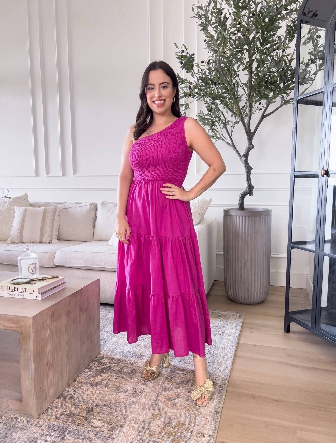 This pink one-shoulder smocked midi is such a fun way to add some color to your summer lineup. I’m wearing a small and it’s totally true to size—plus, there are so many other colors to choose from!

amazon fashion, affordable style, vacation outfit, resort wear, brunch look, shoe inspo, beach style, casual chic

#LTKootd #LTKSeasonal