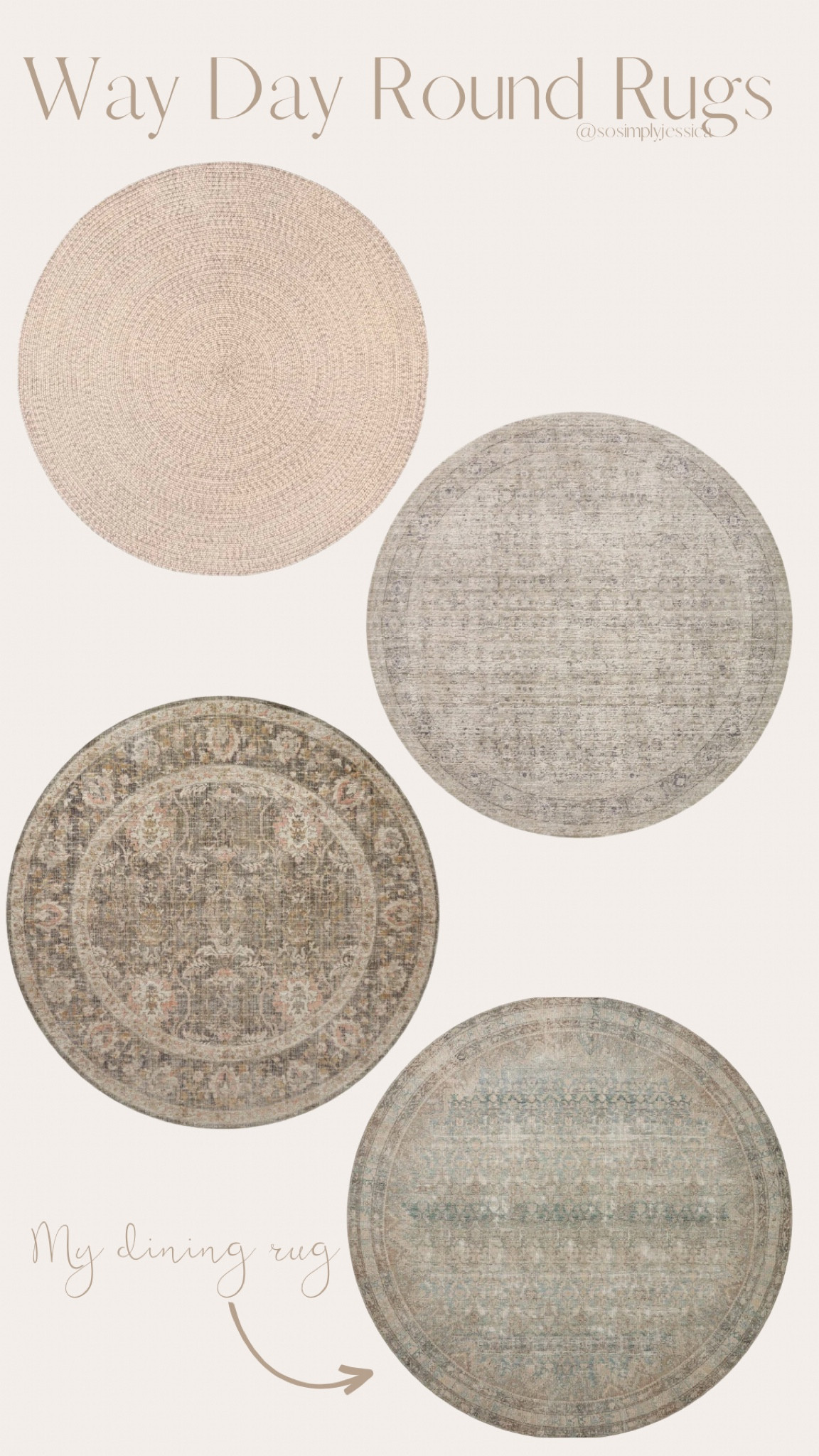 Round rugs
Wayfair 
Way Day 

#LTKsalealert #LTKFind #LTKhome