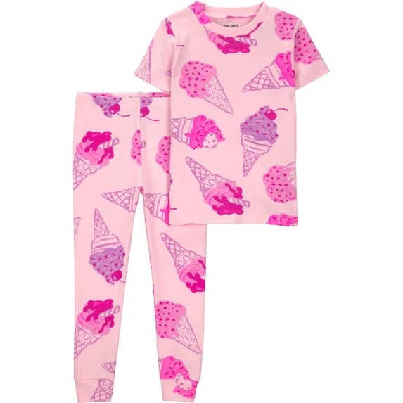 Carter's Child of Mine Toddler Pajama Set, 2-Piece, Sizes 12M-5T | Walmart (US)