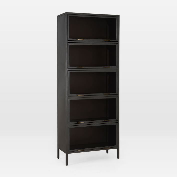 Iron + Glass Barrister Cabinet | West Elm (US)