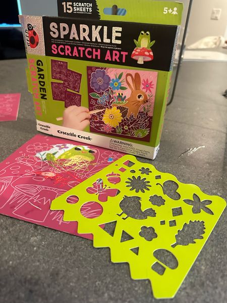 My goddaughter loves art projects and this one is throwing me back to my childhood. Who remembers the scratch art? I use to love this as a kid. 

#LTKKids #LTKBaby #LTKFamily