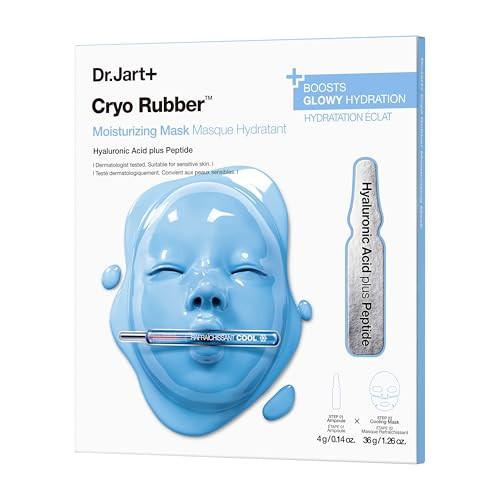 Dr.Jart+ Cryo Rubber Moisturizing and Cooling Korean Face Mask with Hyaluronic Acid and Peptides| Korean Skin Care | Amazon (US)