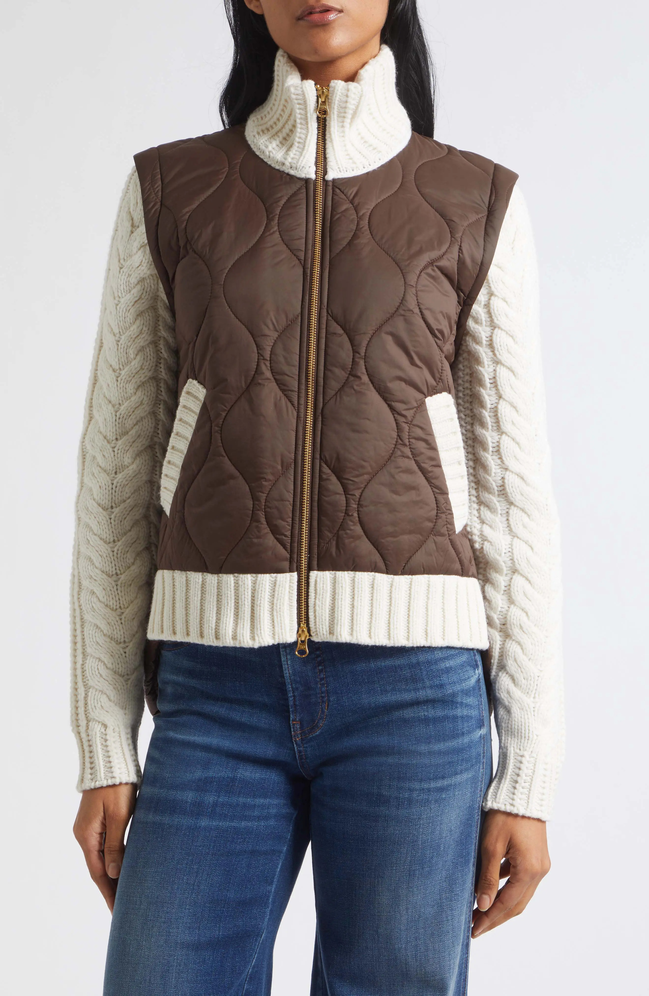 Veronica Beard Patra Mixed Media Jacket (Women) | Nordstrom | Nordstrom