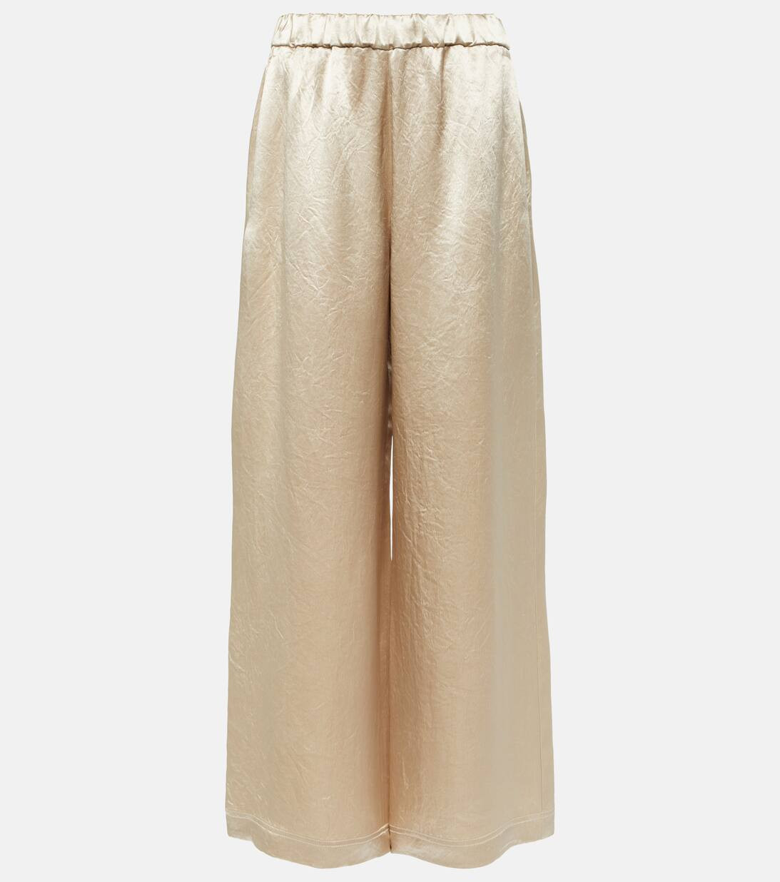 Leisure Acanto satin wide-leg pants | Mytheresa (UK)
