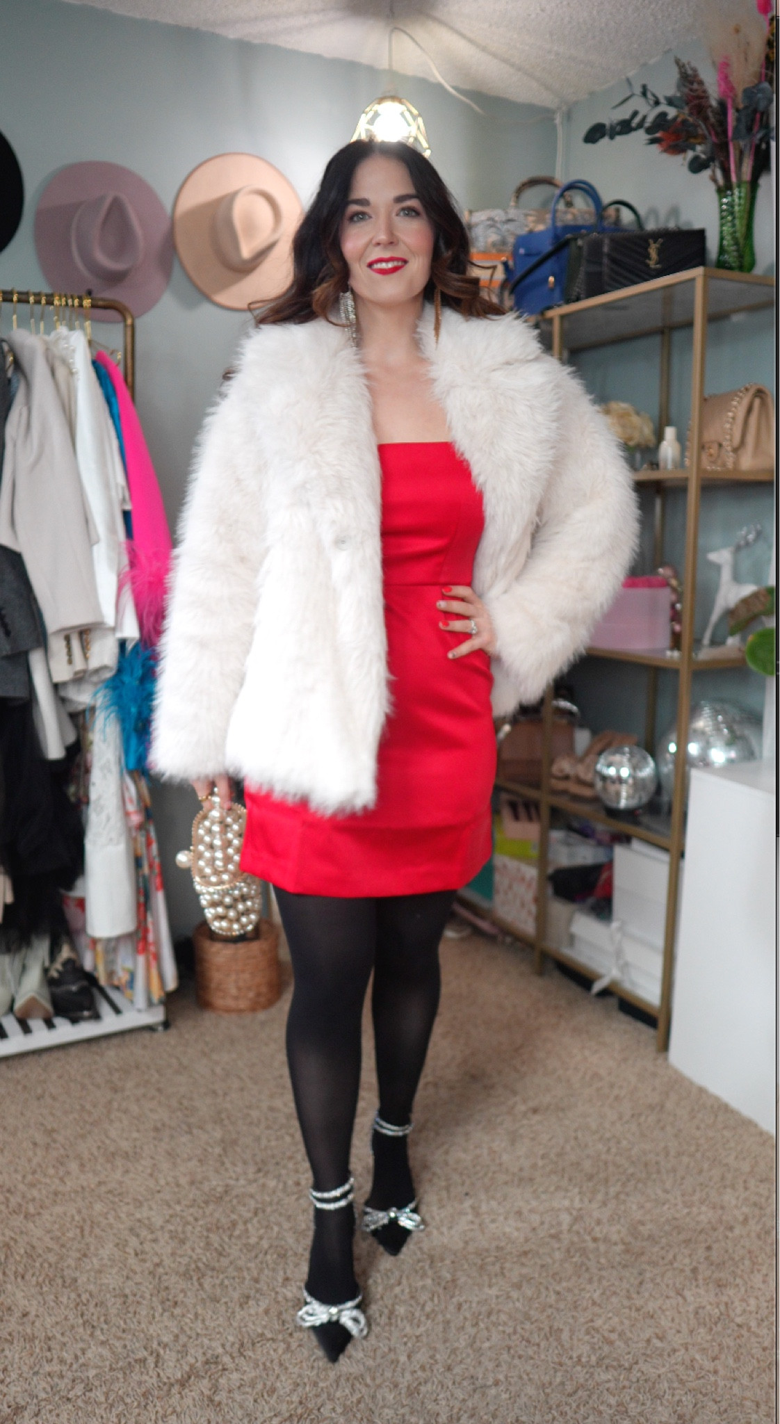 Fun and flirty holiday outfit! I’m wearing a small in both the jacket and the dress, they fit TTS! 

Christmas party outfit, holiday party outfit,  Christmas dress, target outfit 

#LTKHoliday #LTKFindsUnder50 #LTKGiftGuide