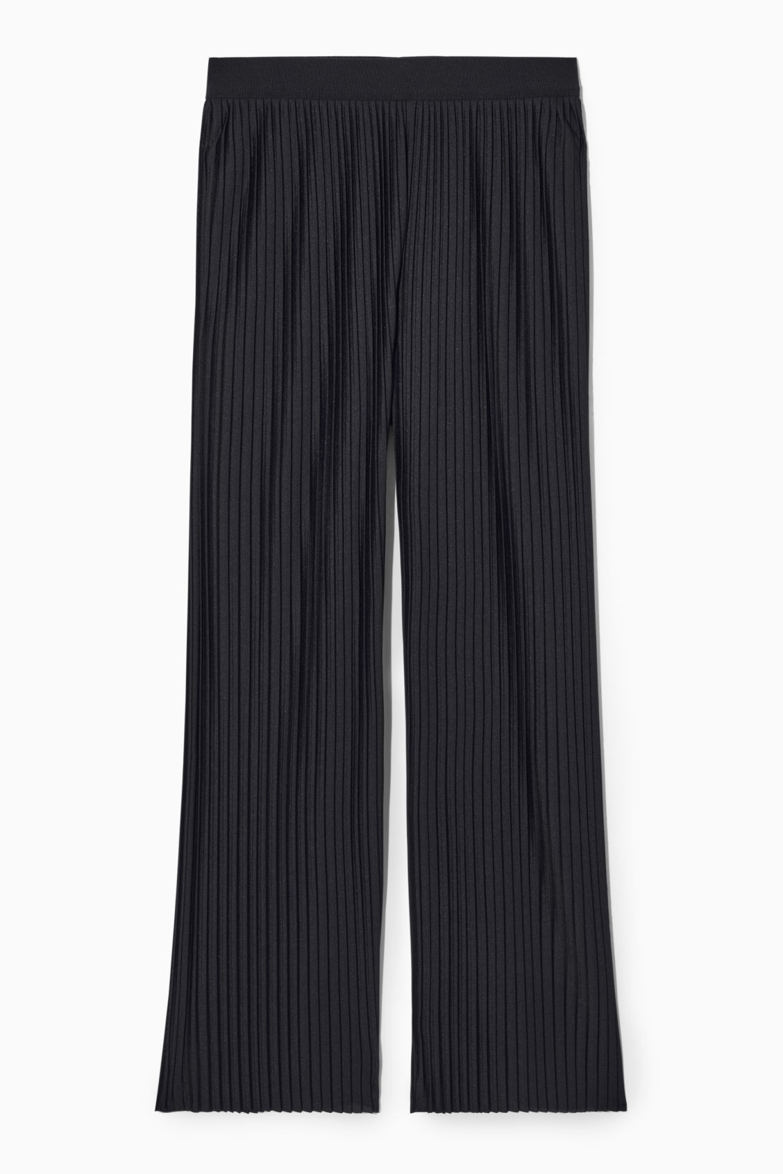 PLISSÉ PANTS - NAVY - Trousers - COS | COS (US)