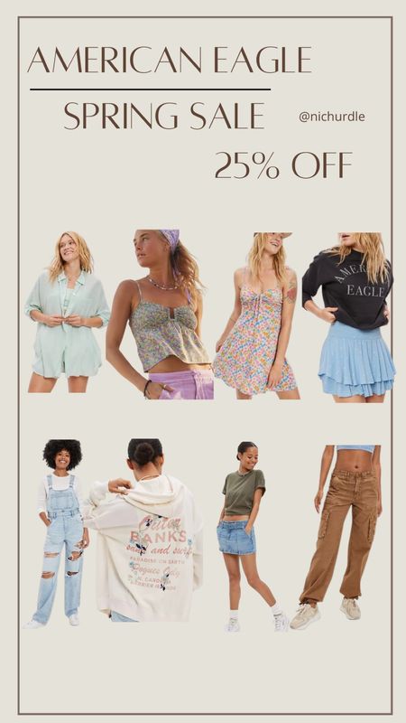 Spring Sale 25% Off - American Eagle 

#LTKstyletip #LTKsalealert #LTKSale