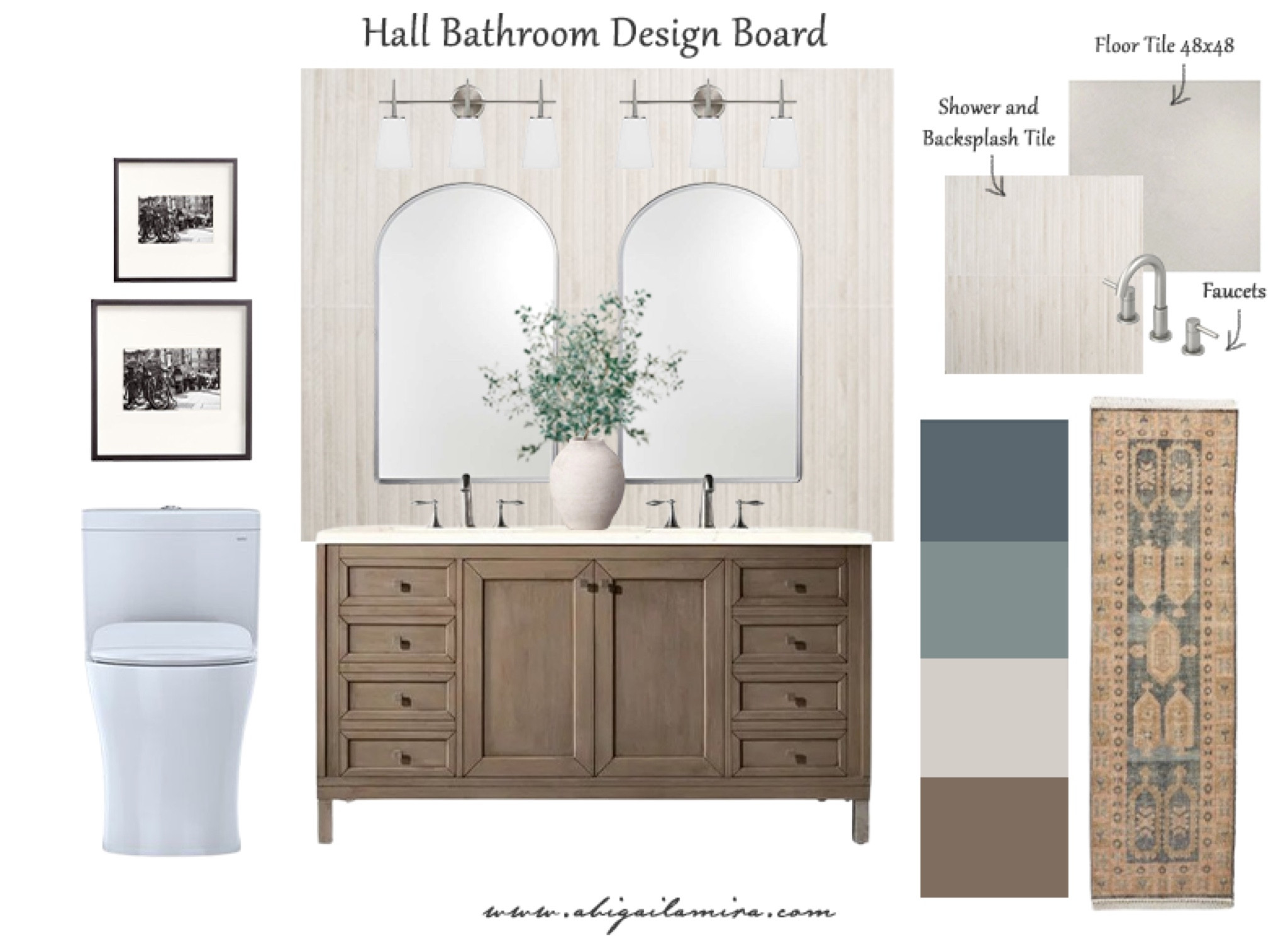 New blog post! The hall bathroom can significantly impact the overall feel of your home. Whether you have guests over frequently or just want to improve the aesthetics of your home, it's a great place to start. Head over to abigailamira.com to read the full post.

#LTKfamily #LTKstyletip #LTKhome