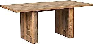 GIA 70" Two-Toned Wood Dining Table with Melamine Finish - Farmhouse Rustic Rectangular Heavy Dut... | Amazon (US)