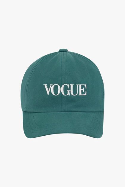 Casquette VOGUE verte avec logo brodé | Vogue FR
