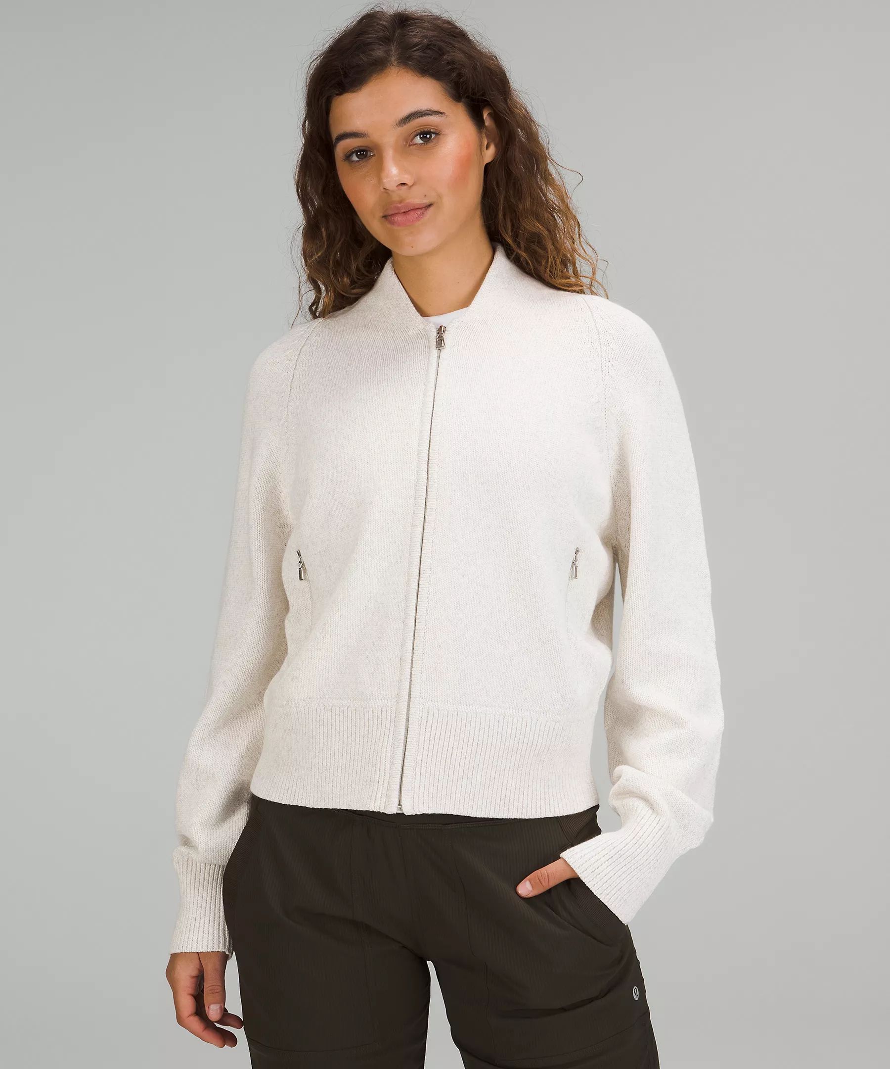 Cotton-Blend Full-Zip Sweater | Lululemon (US)
