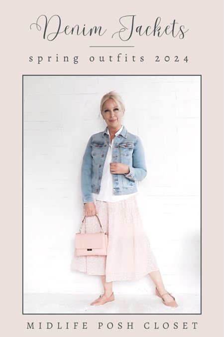 Denim Jacket Outfit / Spring Outfit / Spring Fashion:
-Denim Jacket is 25% off

(Handbag is vintage)

#LTKsalealert #LTKover40 #LTKSeasonal