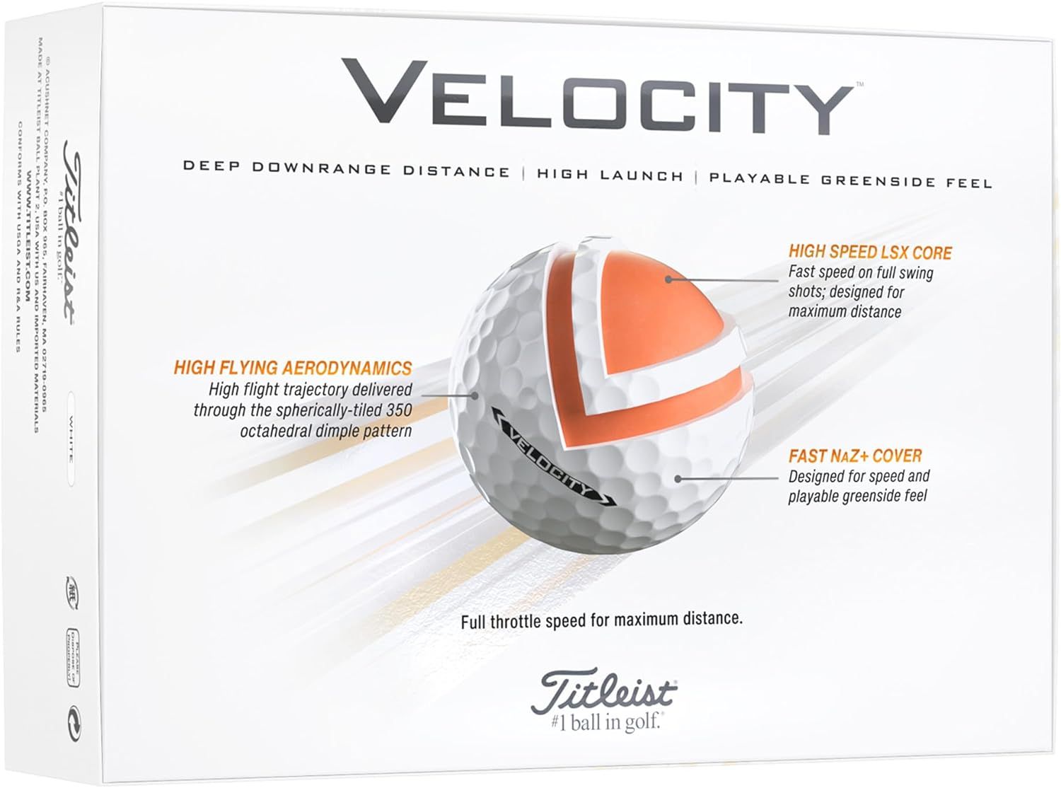 Titleist Velocity Golf Balls | Amazon (US)