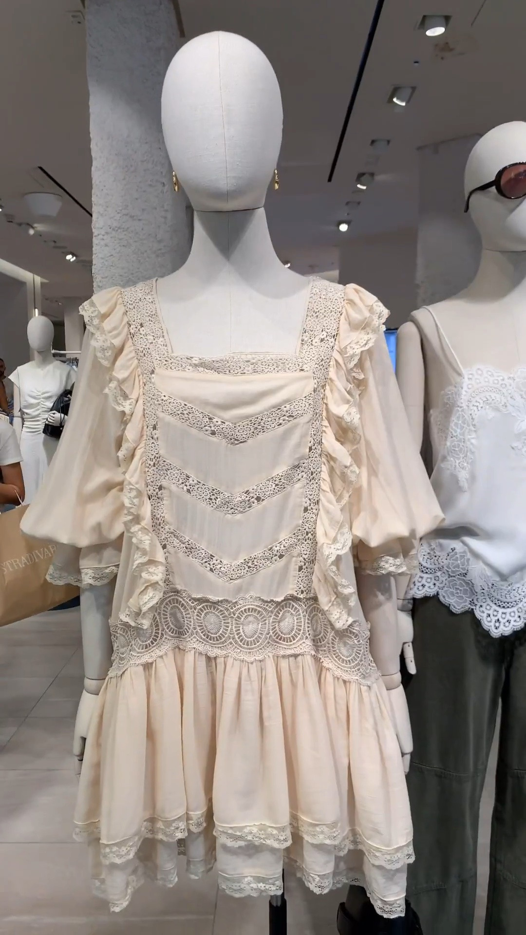 This ruffled dress! 🖤

Tags: romantic lace, feminine styling, modern romantic, summer dresses 2026, ruffled guipure dress, boho style, pre-fall, early fall, easy styling, chic & basic outfit, Parisian look, capsule wardrobe, office look, brunch style, high street.

#LTKdresses #LTKautumn #LTKdatenight