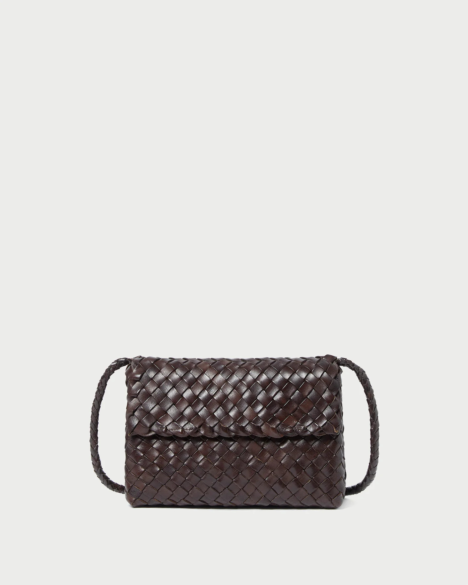 Billie Chocolate Leather Shoulder Bag | Loeffler Randall