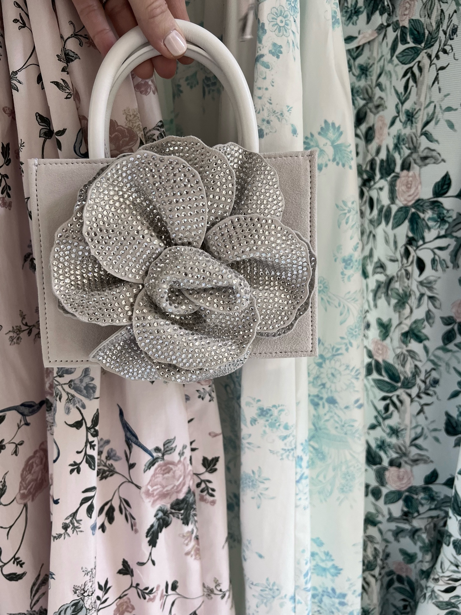 The cutest white mini bag for spring! Love for a bride too for all the showers and events 

Dresses are available as a part of my Best of Born on Fifth for Antonio Melani collection at Dillard’s - bornonfifth.com/shop-the-latest 

#LTKwedding #LTKstyletip #LTKitbag