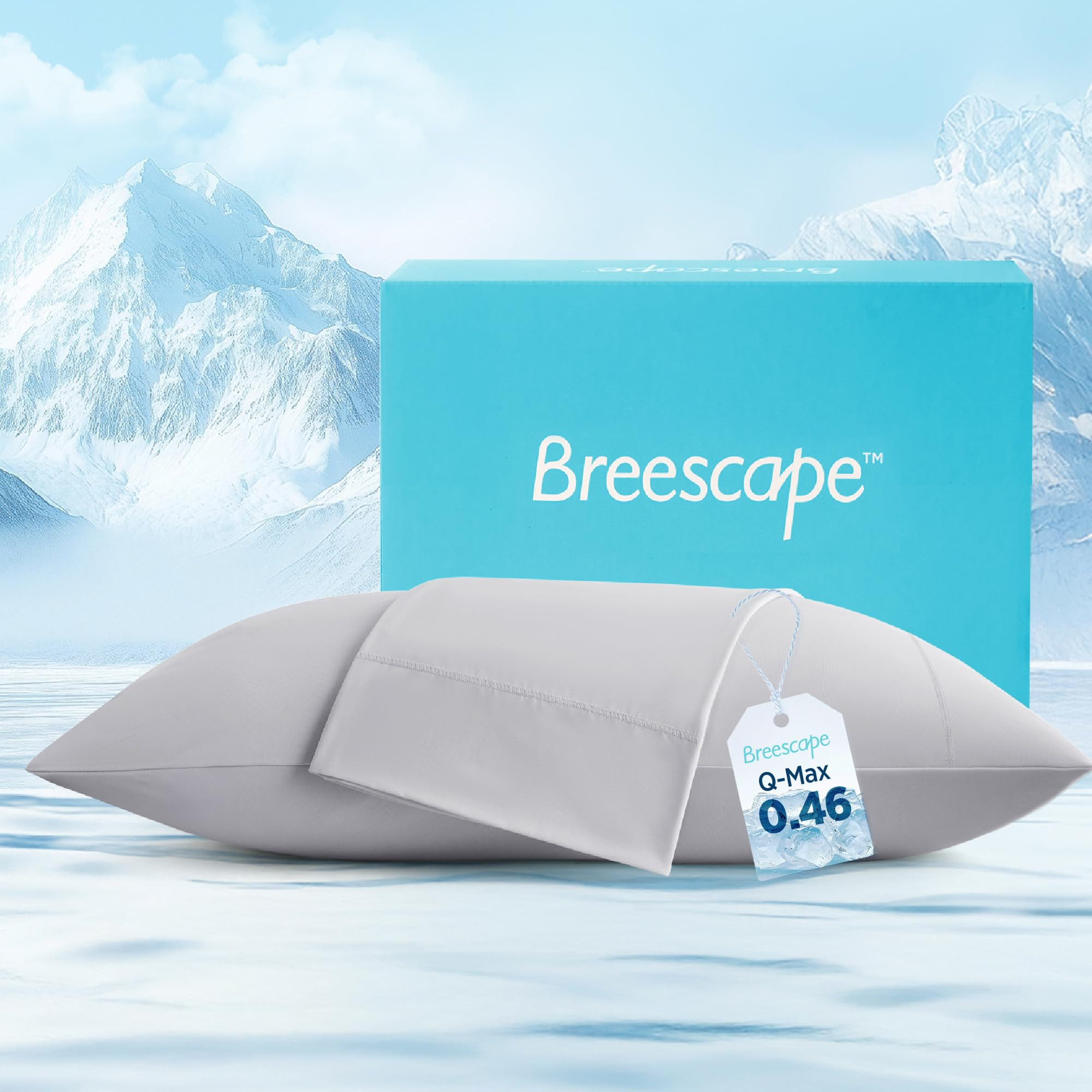 Breescape Cooling Pillow Cases Standard/Queen Size - BlendTek™ Dry & Cool Technology for Hot Sl... | Amazon (US)
