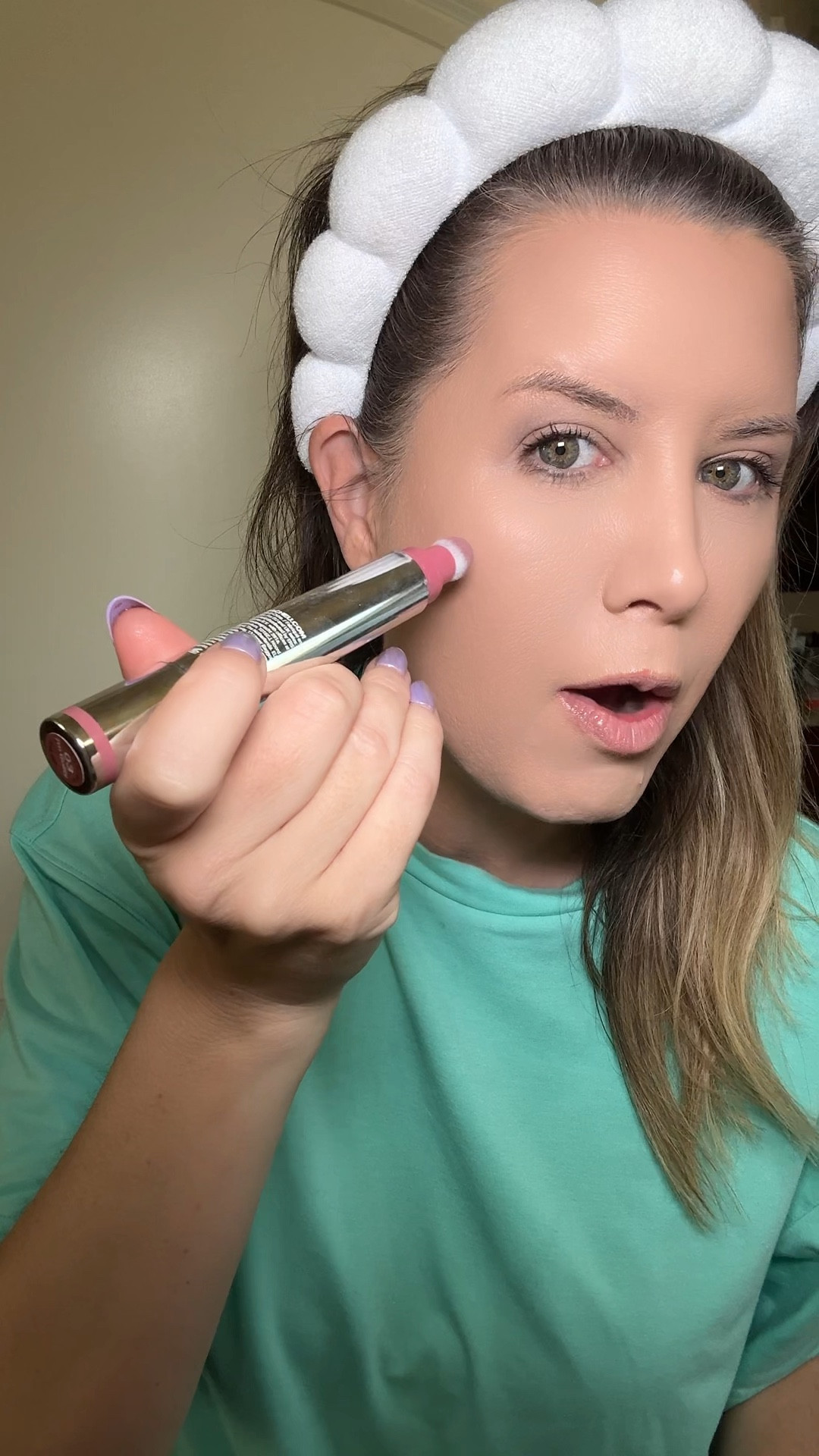 The easiest liquid blush stain to apply for beginners. This makes my cheeks look flawless, and like I’ve been kissed by the sun.
#Blush #LiquidBlush #FlushStain #Makeup #HowToApplyBlush 

#LTKBeauty #LTKItBag