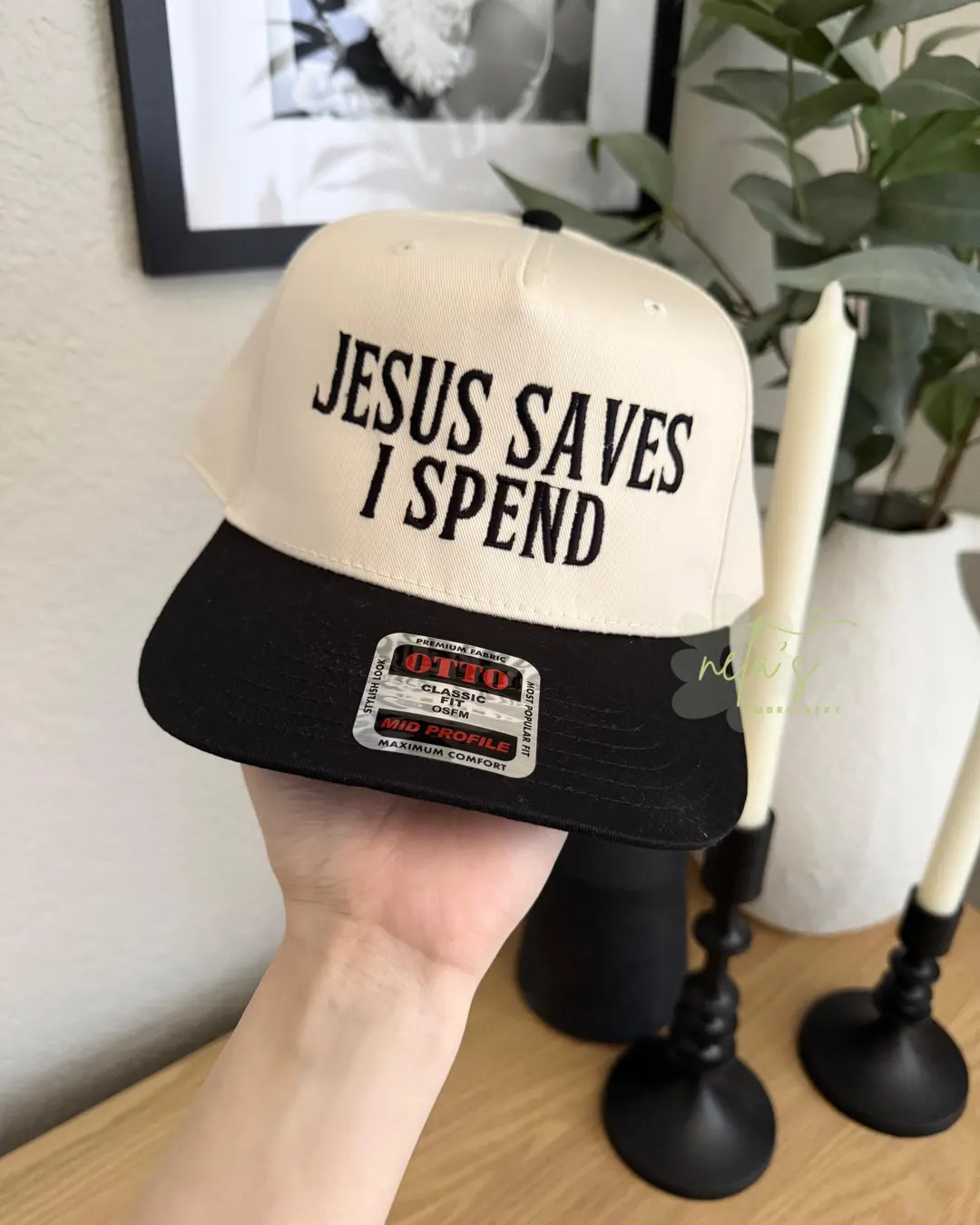 Jesus Saves I Spend Embroidered Hat, Snapback Hat Embroidered - Etsy | Etsy (US)