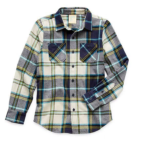 Thereabouts Little & Big Boys Long Sleeve Flannel Shirt | JCPenney