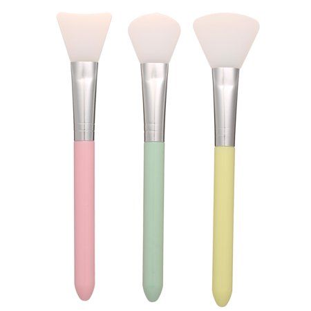 3Pcs Silicone Face Mask Brush Soft Silicone Facial Mud Mask Applicator Hairless Moisturizers Body Lo | Walmart (US)