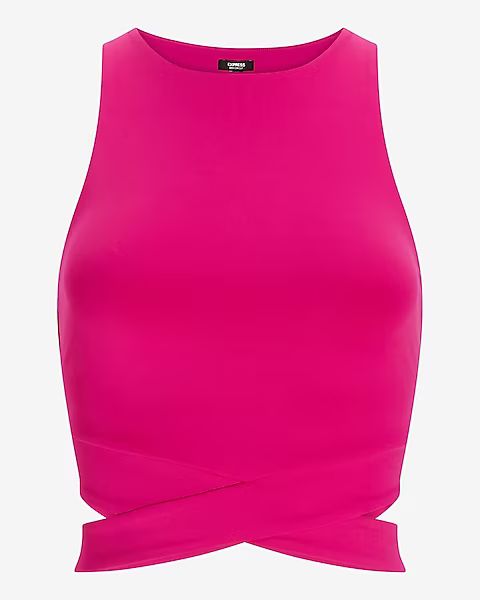 Body Contour Side Cutout Cropped Tank | Express