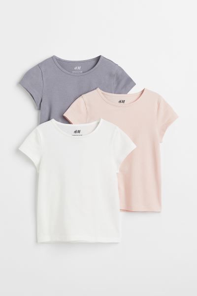 3-pack T-shirts | H&M (US + CA)