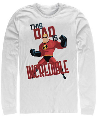 Disney Men's The Incredibles This Dad, Long Sleeve T-Shirt - Macy's | Macy's