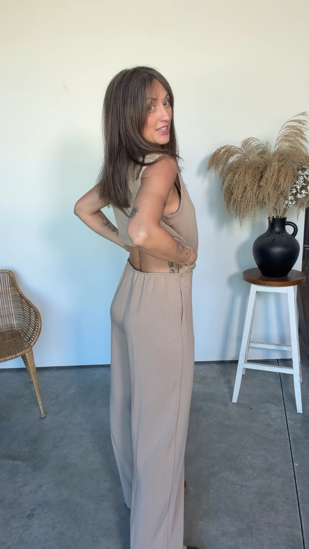 Wearing the medium jumpsuit

#LTKSeasonal #LTKSaleAlert #LTKootd