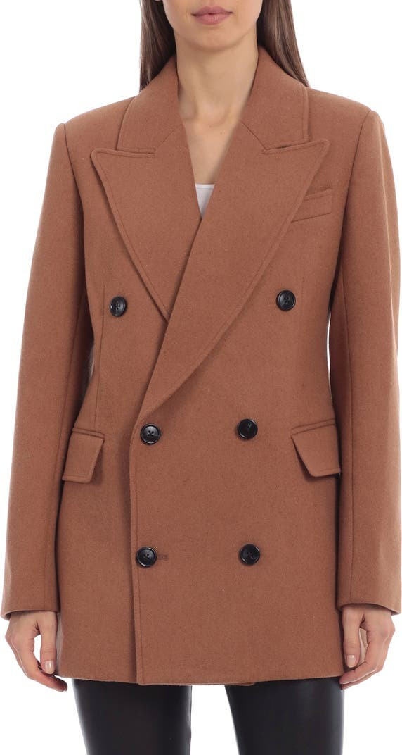 Tailored Double Breasted Coat | Nordstrom