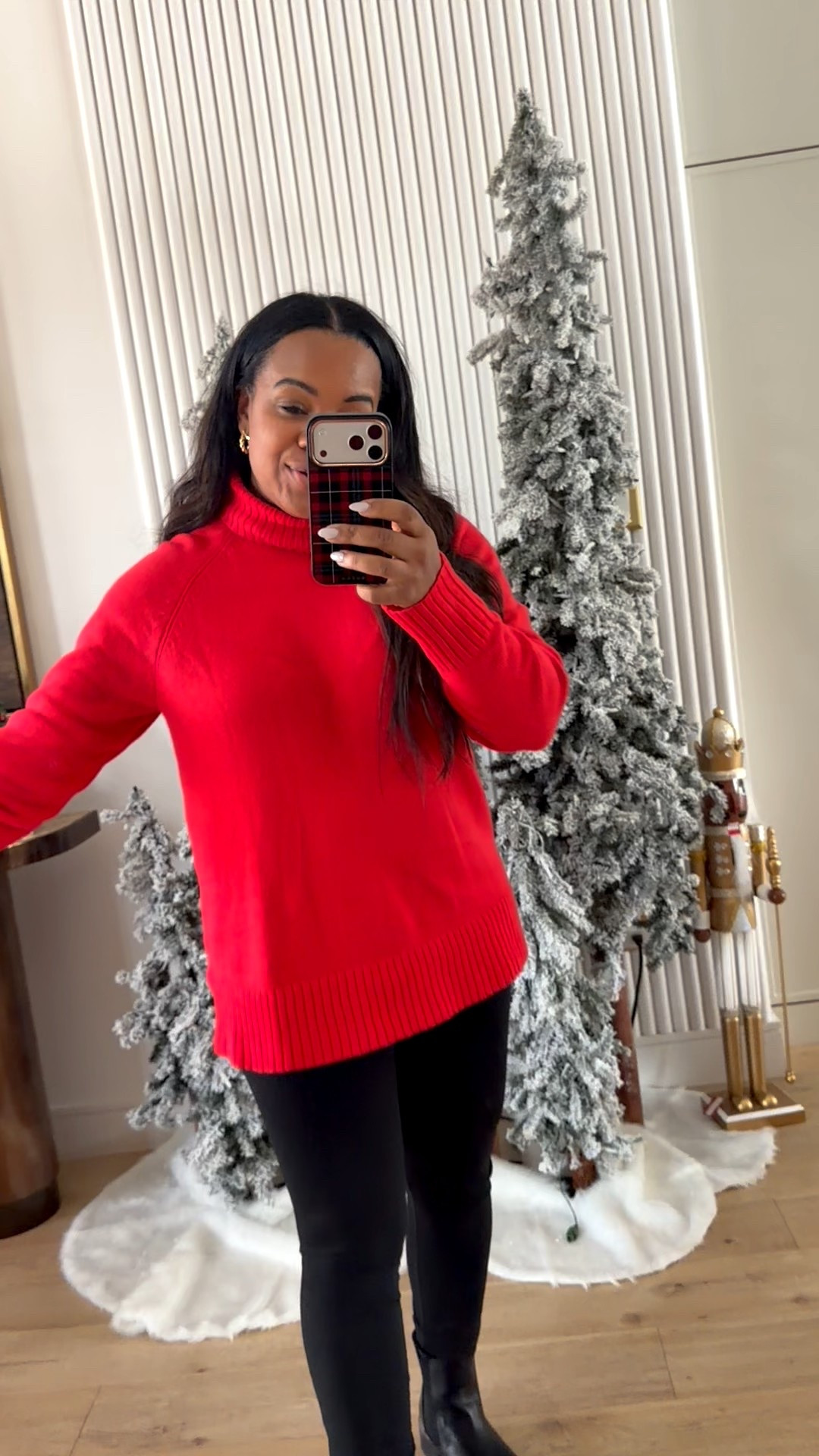 Perfect holiday sweater is $23 today! Comes in multiple colors. Wearing a medium 

#LTKMidsize #LTKHoliday #LTKSaleAlert