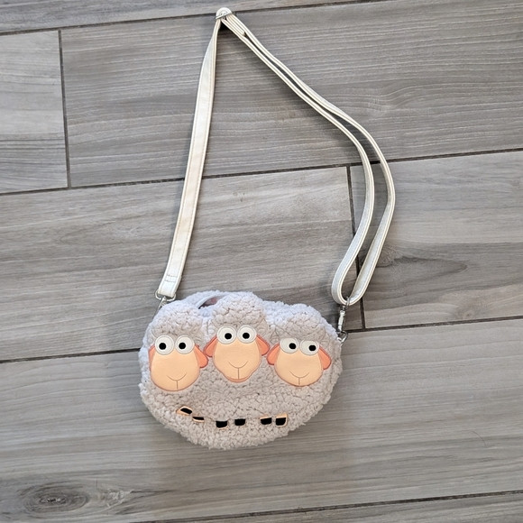 Disney Loungefly Bo Peep Billy Goat Gruff Fluffy Cross Body Purse- RARE | Poshmark