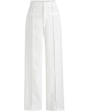 CIDER Solid Stitch Straight Leg Trousers | Amazon (US)