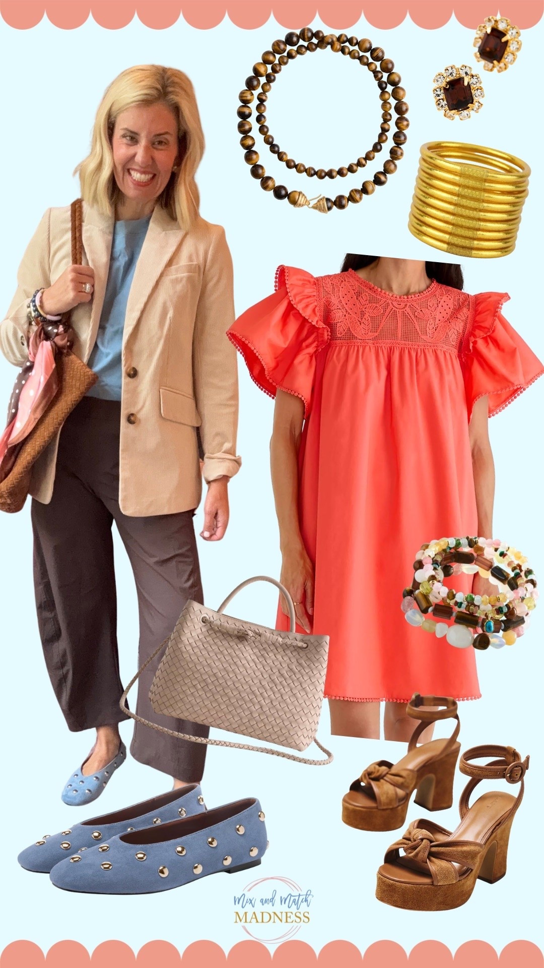 This is how we mix & match friends! 
Blazers are “in” and I’m here for it! 

*Boden code RNMV 15% off
￼