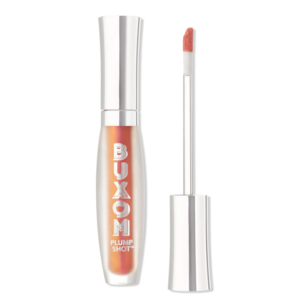 Buxom Plump Shot Plumping and Smoothing Lip Serum Gloss with Peptides and Hyaluronic Acid - Starstruck Coral - multichrome tint | Ulta