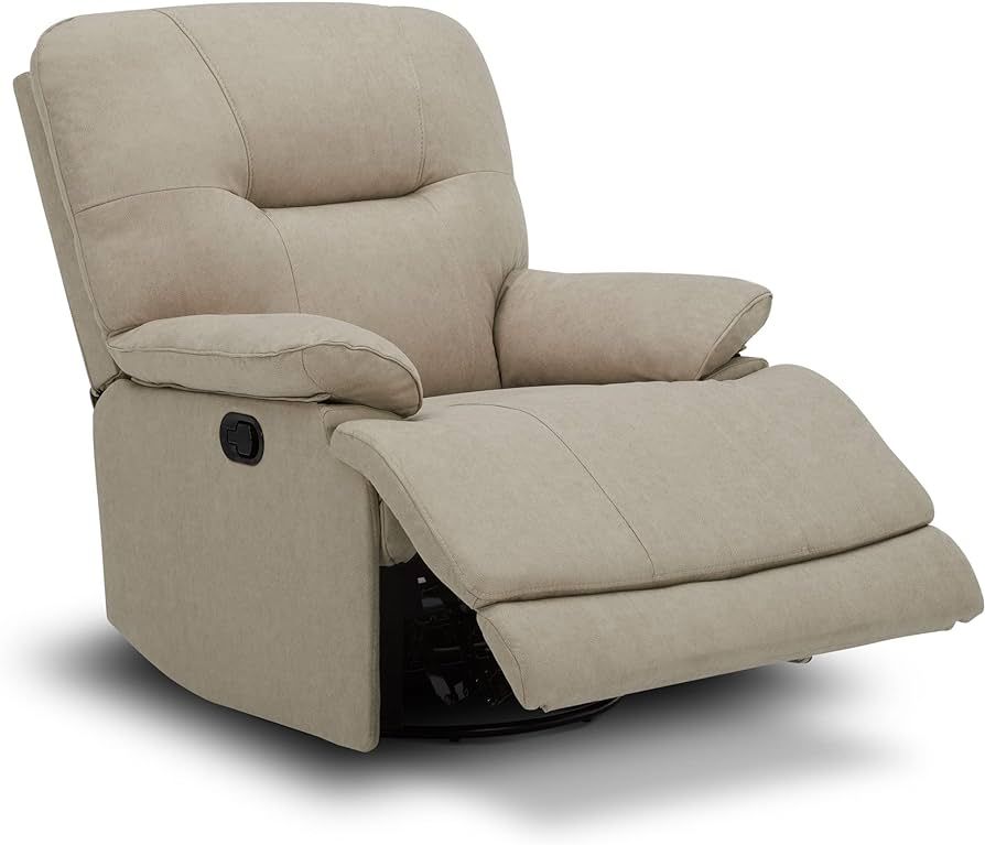 CHITA Manual Swivel Glider Rocker Recliner, Recliner Chair for Living Room and Nursery, Fabric, B... | Amazon (US)